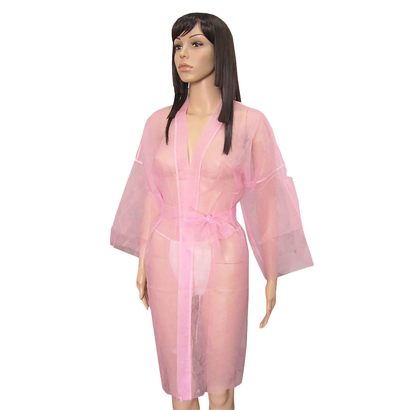 Disposable Non-Woven PP Confortable Soft Skin-Friendly Pajamas for Hotel SPA Salon Beauty Massage