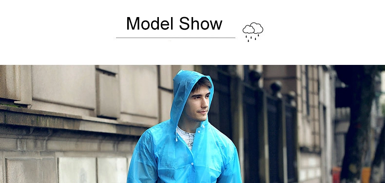 Hot Sale High Quality New Arrivals EVA/PVC/PU 100% Waterproof Workers Poncho Raincoat Outdoor Waterproof Worker Safety Hooded Rain Coat for Male and Female