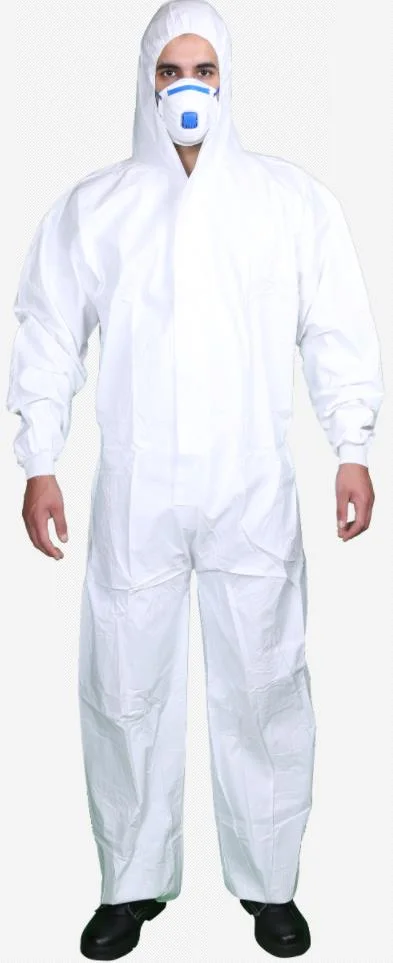 High Quality Workwear Disposable Coverall Type 5/6 Microporous Combined with SMS Overall