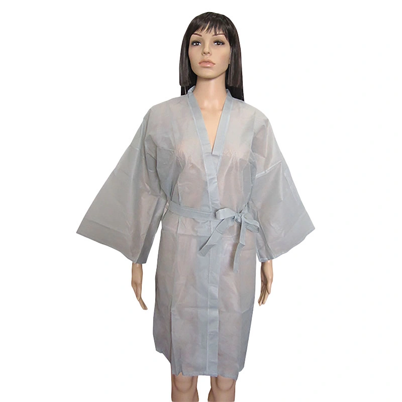 Disposable Non-Woven Sanitary Hygienic PP Confortable Soft Skin-Friendly Pajamas for Hotel SPA Salon Beauty Massage
