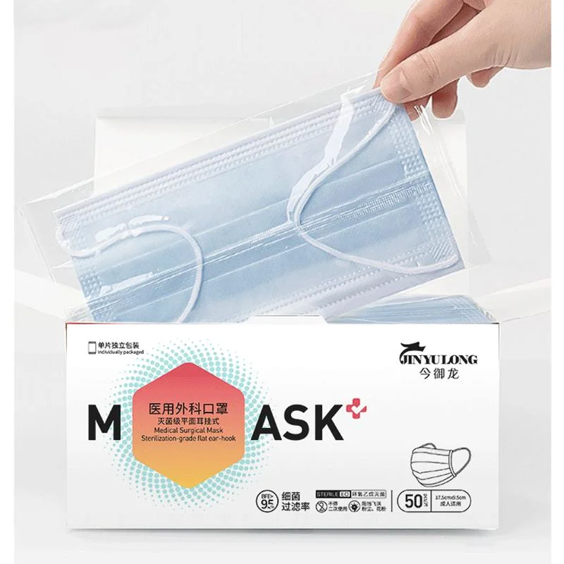 Surgical 3ply Disposable Face Mask Nonwoven Medical Face Mask for Civil Use Hospital Use