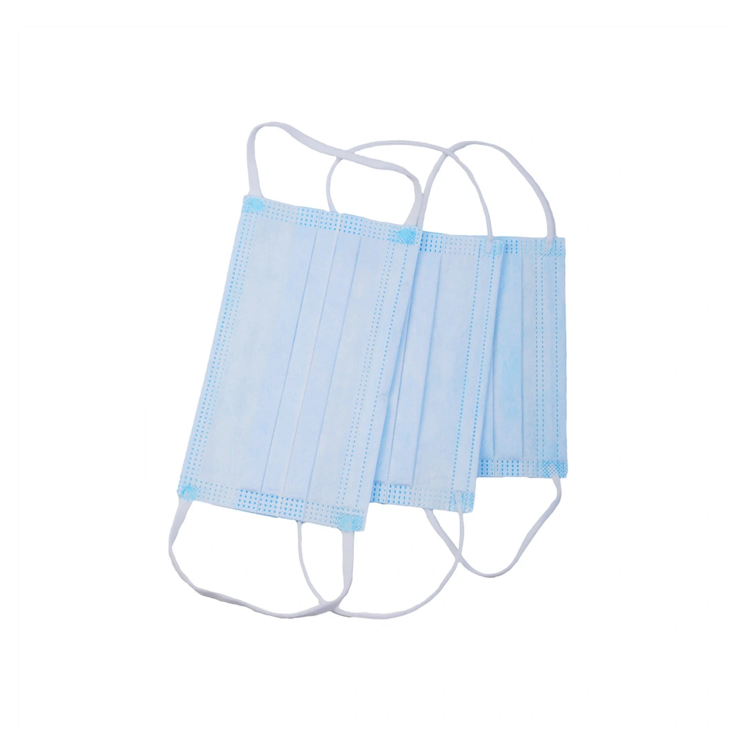 Wholesale Type Iir Disposable Non Woven 3 Ply Surgical Face Mask with Shield Medical Face Mask