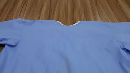 Impervious Disposable Sterile Isolation Medical Waterproof SMS Protective Surgical Gown