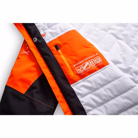 Men′ S Waterproof Ski Jacket Warm Winter Snow Coat Mountain Windbreaker Reflective Piping Hooded Raincoat
