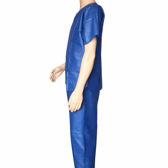 Hospital Surgical Disposable Scrub Suits Single Use