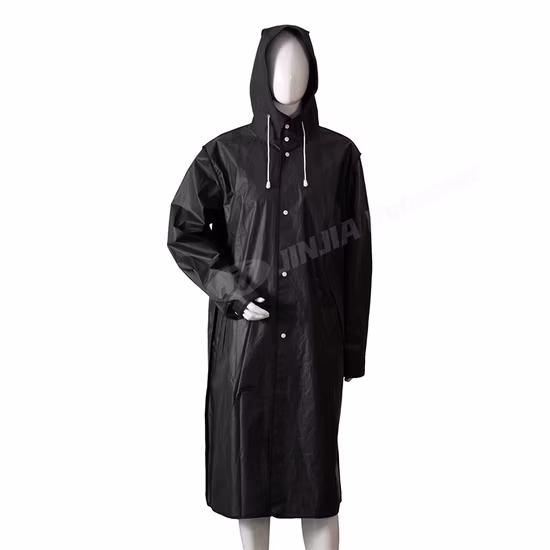 Waterproof Reusable EVA Impermeable Custom Logo Adults Raincoat Rain Poncho