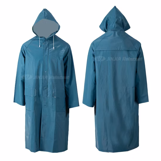 100% Polyester Raincoat Police Raincoat Luminous Waterproof